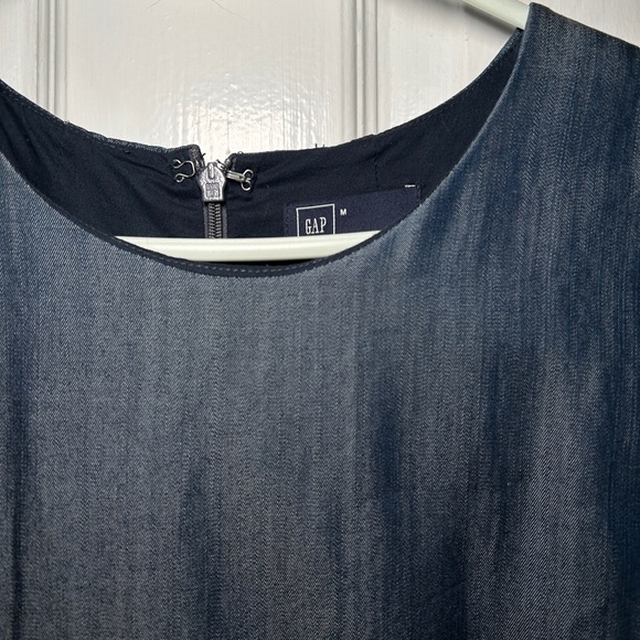 3/$20 GAP mini dress, denim-like fabric, size medium - Picture 9 of 10